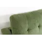 Invicta Sofa narożna STOCKHOLM zielony sztruks 220cm / 44152