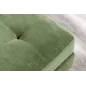 Invicta Sofa narożna STOCKHOLM zielony sztruks 220cm / 44152