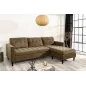 Invicta Sofa narożna STOCKHOLM brązowy sztruks 220cm / 44153 Invicta Sofa narożna STOCKHOLM brązowy sztruks 220cm / 44153