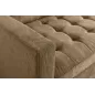 Invicta Sofa narożna STOCKHOLM brązowy sztruks 220cm / 44153 Invicta Sofa narożna STOCKHOLM brązowy sztruks 220cm / 44153