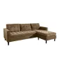 Invicta Sofa narożna STOCKHOLM brązowy sztruks 220cm / 44153 Invicta Sofa narożna STOCKHOLM brązowy sztruks 220cm / 44153