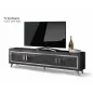 SILVER Włoska Szafka RTV z LED 207 x 54 x 45cm