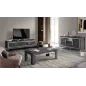 SILVER Włoska Szafka RTV z LED 207 x 54 x 45cm