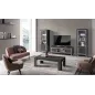 SILVER Włoska Szafka RTV z LED 160 x 54 x 45cm