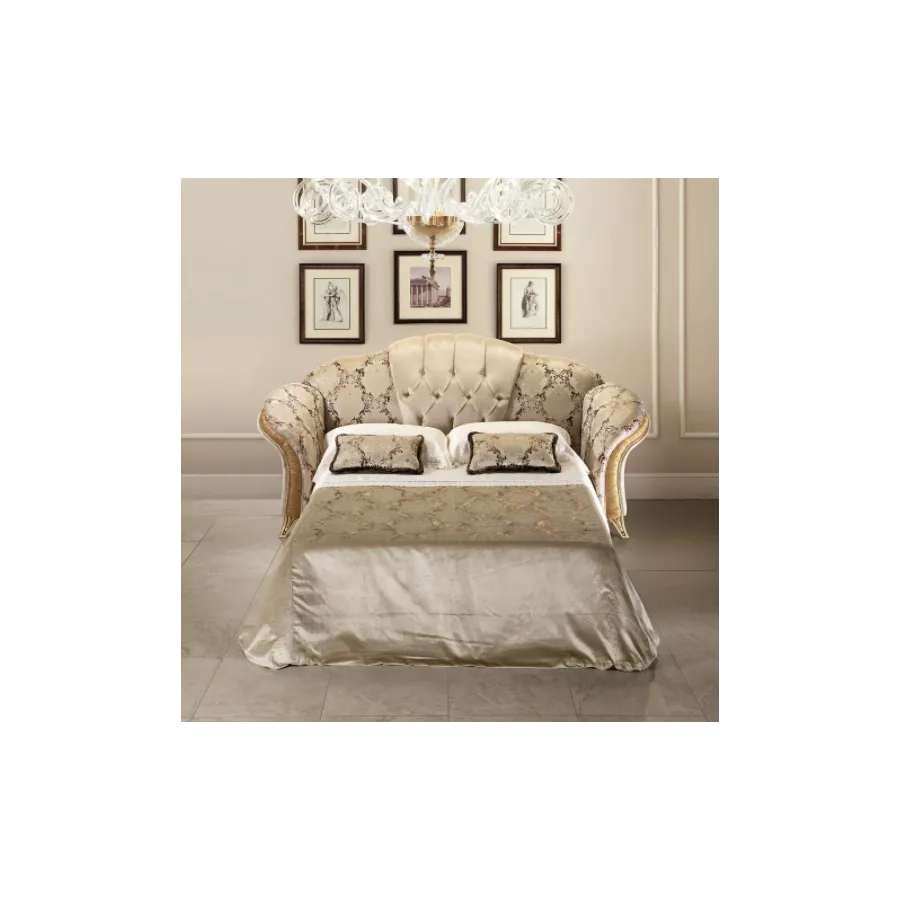 MELODIA Włoska sofa 3 osobowa rozkładana 240 x 109 x 93cm / ArredoClassic MELODIA Włoska sofa 3 osobowa rozkładana 240 x 109 x 93cm / ArredoClassic