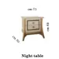 MELODIA Włoska szafka nocna 71 x 65 x 50cm / ArredoClassic MELODIA Włoska szafka nocna 71 x 65 x 50cm / ArredoClassic