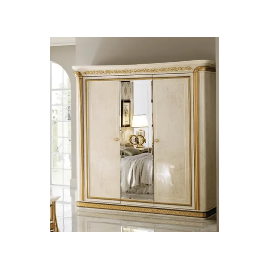 MELODIA Włoska Szafa 3 drzwiowa 215 x 226 x 71cm ArredoClassic MELODIA Włoska Szafa 3 drzwiowa 215 x 226 x 71cm ArredoClassic