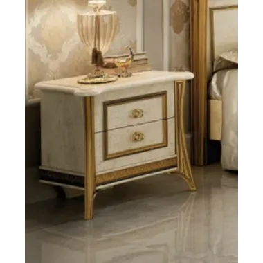 MELODIA Włoskie Łóżko tapicerowane King Size 238 x 133 x 235cm / ArredoClassic