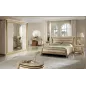 MELODIA Włoskie Łóżko tapicerowane King Size 238 x 133 x 235cm / ArredoClassic MELODIA Włoskie Łóżko tapicerowane King Size 238 x 133 x 235cm / ArredoClassic