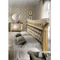 MELODIA Włoskie Łóżko tapicerowane Queen Size 200 x 133 x 221/235 / ArredoClassic MELODIA Włoskie Łóżko tapicerowane Queen Size 200 x 133 x 221/235 / ArredoClassic