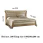 MELODIA Włoskie Łóżko King Size 238 x 133 x 235cm / ArredoClassic MELODIA Włoskie Łóżko King Size 238 x 133 x 235cm / ArredoClassic