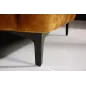 Invicta Chesterfield Sofa 3-osobowa MODERN BAROCK musztardowo żółty aksamit 240cm / 44392
