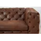 Invicta Chesterfield Sofa 3-osobowa MODERN BAROCK antyczny brąz mikrofibra 240cm / 44396 Invicta Chesterfield Sofa 3-osobowa MODERN BAROCK antyczny brąz mikrofibra 240cm / 44396