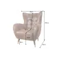 Invicta Fotel uszak DON antyczny brąz mikrofibra 88cm / 44550 Invicta Fotel uszak DON antyczny brąz mikrofibra 88cm / 44550