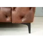 Invicta Fotel nowoczesny MODERN BAROCK antyczny brąz mikrofibra 120cm / 44399