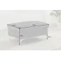 Invicta Pufa MODERN BAROCK ciemnoszary aksamit 92cm / 41135