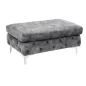 Invicta Pufa MODERN BAROCK ciemnoszary aksamit 92cm / 41135