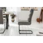 Invicta Krzesło COMFORT tkanina teksturowana szara 45cm / 40461