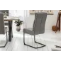 Invicta Krzesło COMFORT tkanina teksturowana szara 45cm / 40461