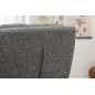 Invicta Krzesło COMFORT tkanina teksturowana szara 45cm / 40461