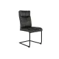 Invicta Krzesło COMFORT na płozie aksamitny ciemnozielony 45cm / 41170
