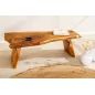 Invicta Ławka ROOT drewno tekowe naturalny brąz 100cm / 44706