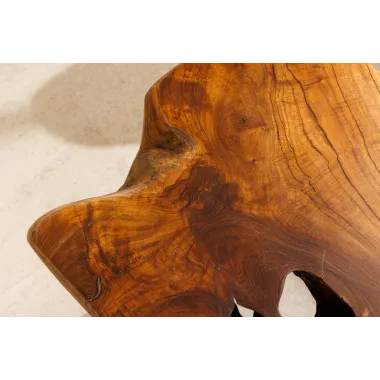 Invicta Ławka ROOT drewno tekowe naturalny brąz 100cm / 44706