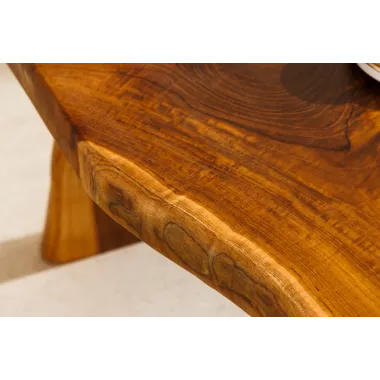 Invicta Ławka ROOT drewno tekowe naturalny brąz 100cm / 44706