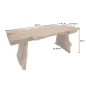 Invicta Ławka ROOT drewno tekowe naturalny brąz 100cm / 44706
