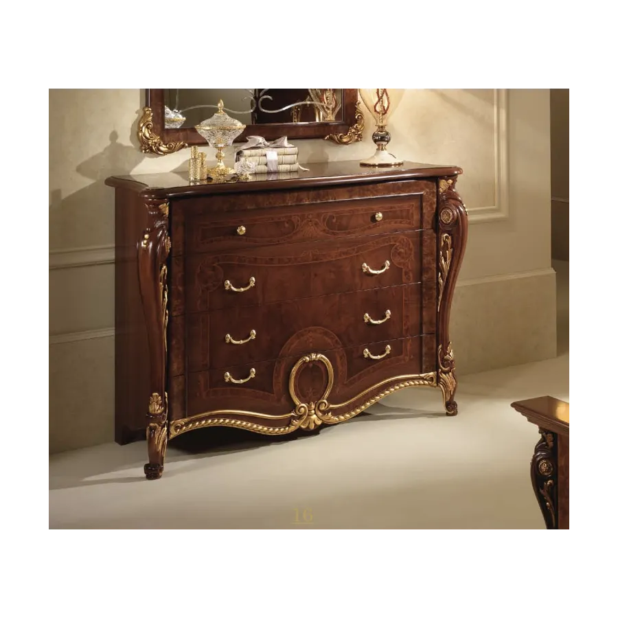 DONATELLO Włoska Komoda 4 szuflady 133 x 101 x 56cm / Arredoclassic DONATELLO Włoska Komoda 4 szuflady 133 x 101 x 56cm / Arredoclassic