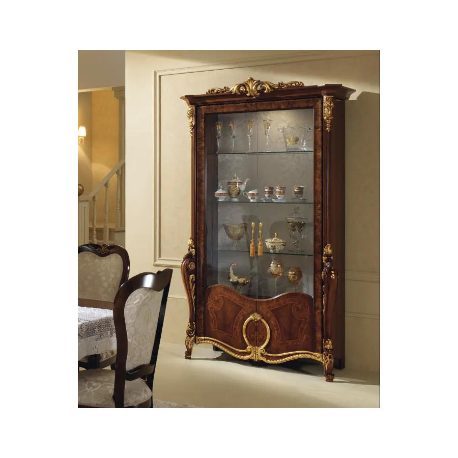 DONATELLO Włoska Witryna 2 drzwiowa 129 x 224 x 54cm / Arredoclassic DONATELLO Włoska Witryna 2 drzwiowa 129 x 224 x 54cm / Arredoclassic