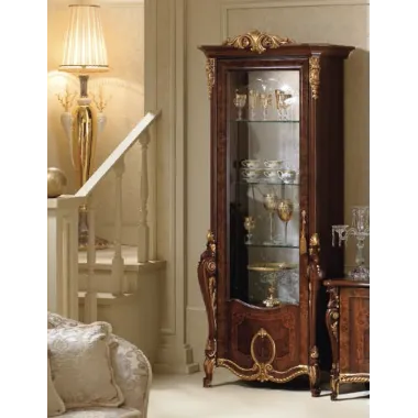 DONATELLO Włoska Witryna 1 drzwiowa 94 x 224 x 54cm / Arredoclassic