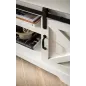 Wohnling Szafka RTV wiejski styl biała 150 x 60 x 40cm / WL6.879