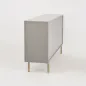 Livin Hill STILIG Komoda jasnoszary MDF złote akcenty 180cm / ST310 Livin Hill STILIG Komoda jasnoszary MDF złote akcenty 180cm / ST310