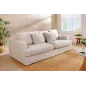 Invicta Sofa HEAVEN 3 osobowa lniana naturalna 210 x 105 x 88cm / 44448