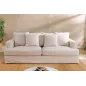 Invicta Sofa HEAVEN 3 osobowa lniana naturalna 210 x 105 x 88cm / 44448