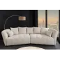 Invicta ROYAL Sofa 4 osobowa szampański beż bouclé 295 x 86 x 145cm / 44336