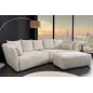 Invicta ROYAL Sofa 4 osobowa szampański beż bouclé 295 x 86 x 145cm / 44336