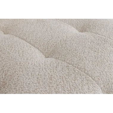 Invicta ROYAL Sofa 4 osobowa szampański beż bouclé 295 x 86 x 145cm / 44336