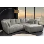 Invicta ROYAL Sofa 4 osobowa szary bouclé 295 x 86 x 145cm / 44542
