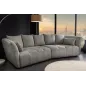 Invicta ROYAL Sofa 4 osobowa szary bouclé 295 x 86 x 145cm / 44542