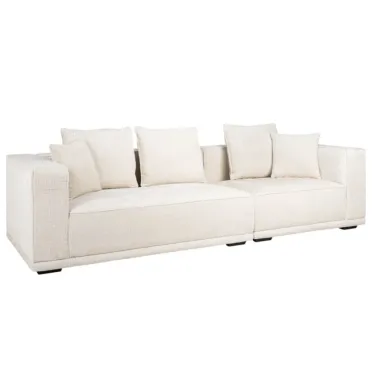 Sofa Lusso 3-seasts beige chenille (Niagara 902 beige) - Richmond