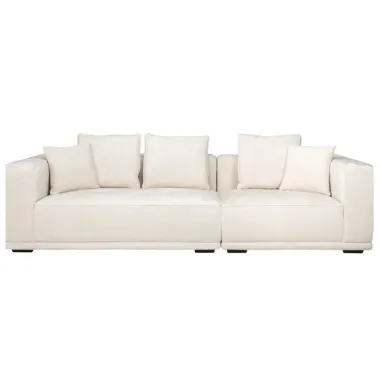 Sofa Lusso 3-seasts beige chenille (Niagara 902 beige) - Richmond
