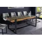 Invicta Stół do jadalni BARRACUDA teak ze szklanym blatem 220cm  / 43342