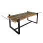 Invicta Stół do jadalni BARRACUDA teak ze szklanym blatem 220cm  / 43342