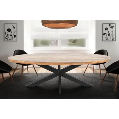 Invicta GALAXIE Oval Stół do jadalni mango 240cm / 45771