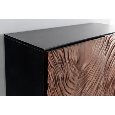 Invicta FLUID Komoda akacja ciemny orzech 3D 100 x 110 x 38cm / 45601