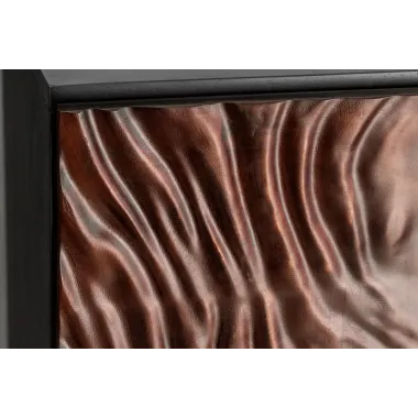 Invicta FLUID Komoda akacja ciemny orzech 3D 100 x 110 x 38cm / 45601