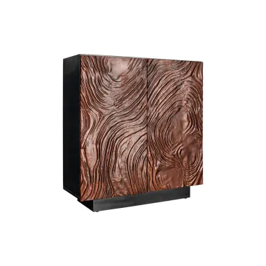 Invicta FLUID Komoda akacja ciemny orzech 3D 100 x 110 x 38cm / 45601