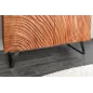 Invicta FLUID Komoda akacja brązowa 3D 100 x 120 x 38cm / 45595
